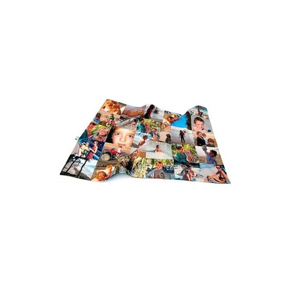 Manta polar personalizada mediana