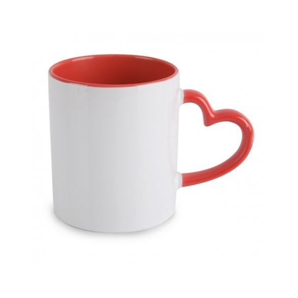 Taza asa corazón "Entre ir a la luna" 2