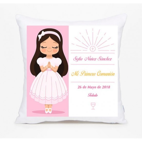 Cojín Personalizado niño "Mi Primera Comunión" 2