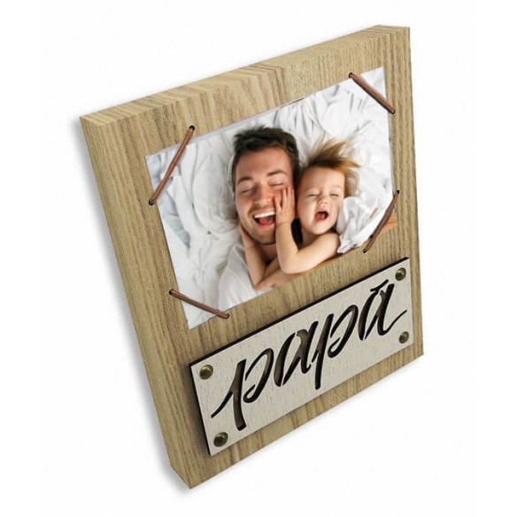 Portafotos personalizado "Papá"
