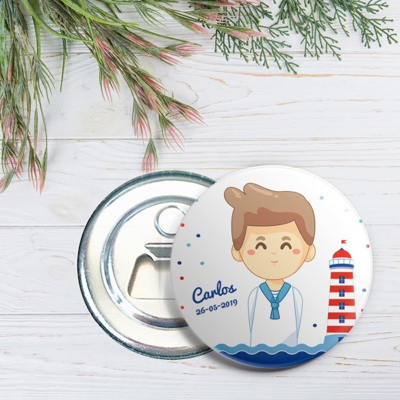 chapa abridor comunión niño marinero chapa abridor comunión niño marinero