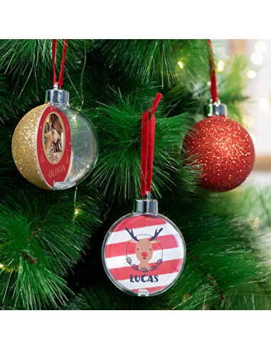 Bola Navidad Purpurina