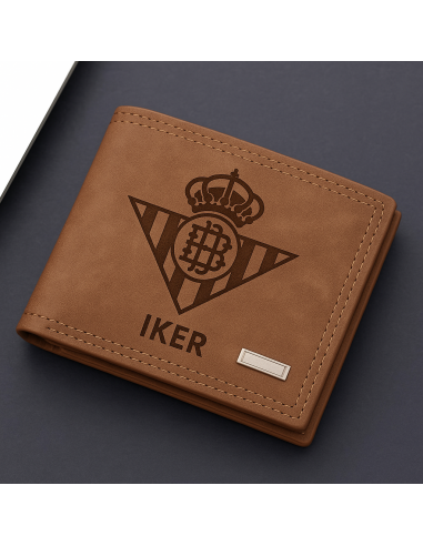 Cartera casual grabada en láser