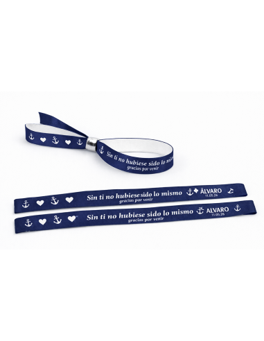 Pulseras Marinero Comunión Personalizada